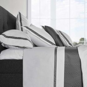 PEGASO S300 RGB SET SUPER KING 7PCS 260X240 PEARL/SILVER MOON: SIGNORIA - غطاء لحاف