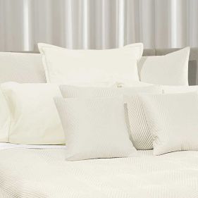 LETIZIA DECOPILLOW 45X45 IVORY: SIGNORIA - غطاء الوسادة