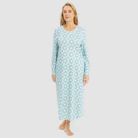 NIGHTDRESS ROUND NECK 1/1 SLEEVE 125CM  - فستان