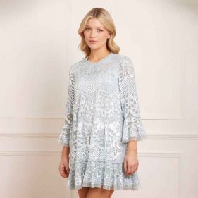 SNOWDROP MINI DRESS  - فستان
