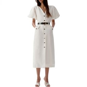 SKYE UTILITY MIDI DRESS - فستان