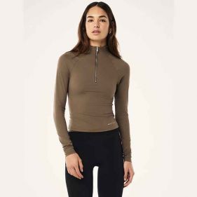 ROUTINE QUARTER ZIP LS  - توب