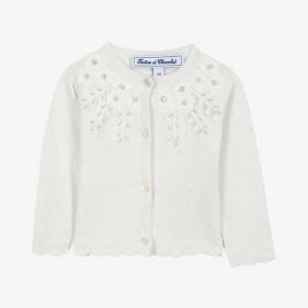 BABY GIRL CARDIGAN - جاكيت صوف