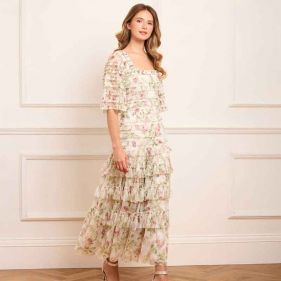COLETTE S ROSE SS ANKLE GOWN  - فستان