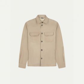 OVERSHIRT SUEDE  - جاكيت غير رسمي