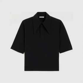 POLO PEPLUM TOP - توب