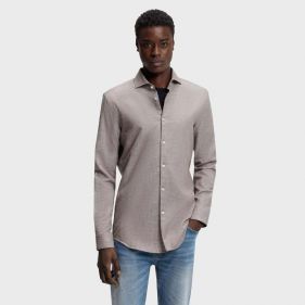 SHIRT  - قميص سادة كم طويل  