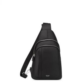DELSEY LE CUIR GRAINE HOLSTER BAG BLACK 2992142 00 - ديلسي حقيبه يدويه