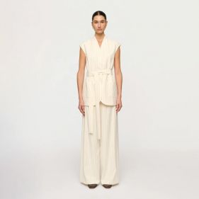 CALLA TROUSER AND BELTED VEST SET  - مجموعة من الملابس