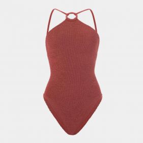 1PC JASMINE SWIM WITH FABRIC COVERED HOOP  - مايوه قطعة واحدة