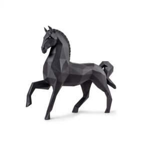HORSE MATTE BLACK: LLADRO - الديكورات