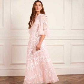 ANAIS SEQUIN GOWN  - فستان
