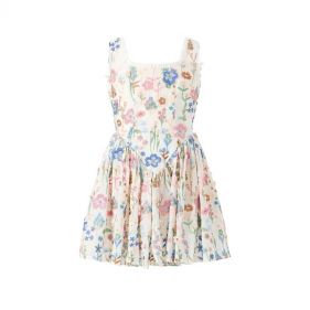 GIRL EVERLY EMBROIDERED DRESS  - فستان