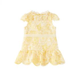 BABY GIRL CASSANDRA EMBROIDERED DRESS  - فستان