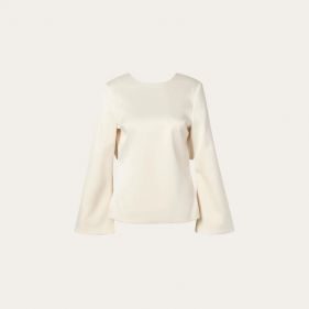 ELNA BOW DETAILED TOP  - توب