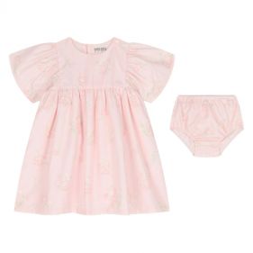 BABY GIRL DRESS+BLOOMER SET  - فستان