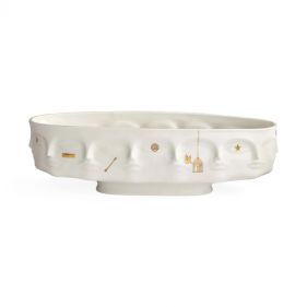 GILDED DORA MAAR LONG BOWL: JONATHAN ADLER - الطاسات