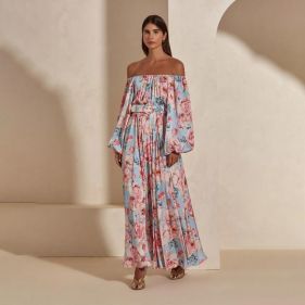 CHARLIZE LONG DRESS  - فستان