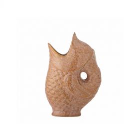 HARVEY VASE BROWN STONEWARE: BLOOMINGVILLE - مزهرية