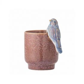LARKY FLOWERPOT ROSE STONEWARE: BLOOMINGVILLE - مزهرية