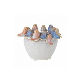 EANNA FLOWERPOT MULTI STONEWARE: BLOOMINGVILLE - مزهرية