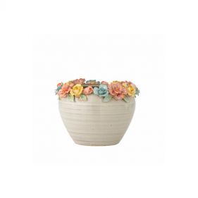 EANNA FLOWERPOT MULTI STONEWARE: BLOOMINGVILLE - مزهرية