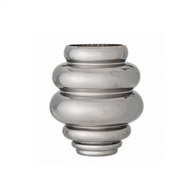 ZORYA VASE SILVER GLASS: BLOOMINGVILLE - مزهرية