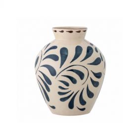 HEIKKI VASE BLUE STONEWARE: BLOOMINGVILLE - مزهرية