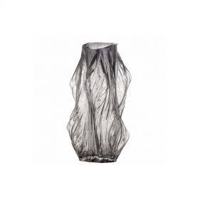 TULLA VASE GREY GLASS: BLOOMINGVILLE - مزهرية
