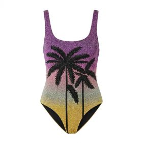 PALM DUSK SWIMSUIT  - مايوه قطعة واحدة