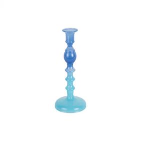 CANDLE HOLDER GRATO MECER MEDIUM BLUE : CLACELIA - شموع