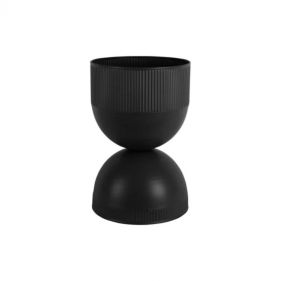 PLANT POT TONAR BLACK - MEDIUM : CLACELIA - أدوات زراعة/ إكسسوارات حدائق