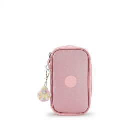 50 PENS POUCH : KIPLING : BRONZE PINK METALLIC : OS -ديلسي حقيبة صغيرة محمولة باليد