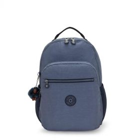 SEOUL LAP BACKPACKS : KIPLING : GAME GREY : OS -شنطة ظهر