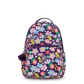 SEOUL BACKPACKS : KIPLING : FAIRY FLOWER : OS -شنطة ظهر