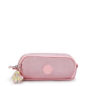 GITROY POUCH : KIPLING : BRONZE PINK METALLIC : OS -ديلسي حقيبة صغيرة محمولة باليد