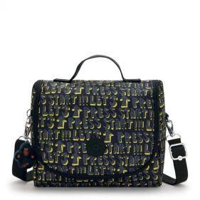 NEW KICHIROU POUCH : KIPLING : LETS PLAY PRINT : OS -ديلسي حقيبة صغيرة محمولة باليد