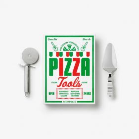 THE ESSENTIALS PIZZA TOOLS: PRINTWORKS - إكسسوارات مطبخ