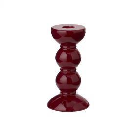 MEDIUM CHERRY BOBBIN CANDLESTICK 14CM: ADDISON ROSS - حامل شمع