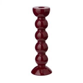 TALL CHERRY BOBBIN CANDLESTICK 24CM: ADDISON ROSS - حامل شمع