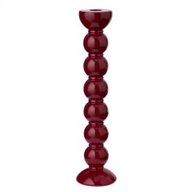 EXTRA TALL CHERRY BOBBIN CANDLESTICK 33CM: ADDISON ROSS - حامل شمع