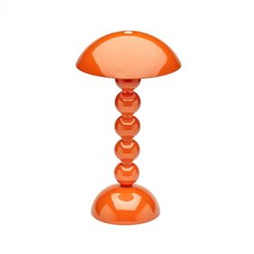 ORANGE LACQUER RECH BOBBIN LED LAMP 30CM x 16CM x 11CM: ADDISON ROSS - مصباح