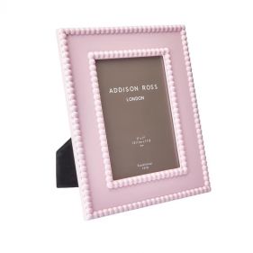 PINK BOBBIN LACQUER PHOTO FRAME 5x7: ADDISON ROSS -  إطارات الصور
