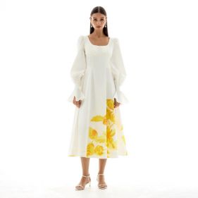 AURIELLE MIDI DRESS  - فستان