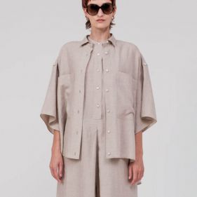BELGIUM LINEN SHIRT  - توب