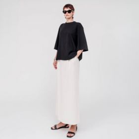 HIGH TWIST JERSEY T-SHIRT  - توب
