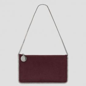 FALABELLA POCHETTE ACCESSOIRE ECO SHAGGY DEER W/PALLADIUM CHAIN  - حقائب يد نسائية 