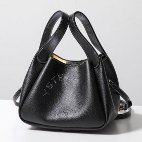 LOGO DOUBLE BAG EMBOSSED GRAINY ALTER MAT  - حقائب يد نسائية 