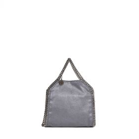 FALABELLA TINY BAG ECO SHAGGY DEER W/RUTHENIUM CHAIN  - حقائب يد نسائية 