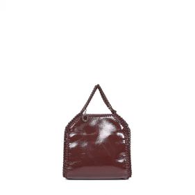 FALABELLA TINY BAG CRINKLED PATENT ALTER MAT W/TONAL CHAIN  - حقائب يد نسائية 
